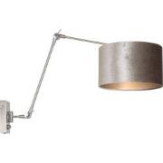 Moderne Wandlamp Luxora Grijs