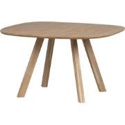 WOOOD Tablo Tafelblad Incl. 3-stand Poot - Eiken - 75x130x130