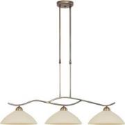 Klassieke Hanglamp Luxora Brons 3-lichts