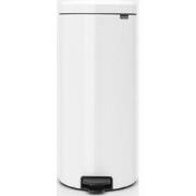 NewIcon Pedaalemmer, 30 liter, metalen binnenemmer - White