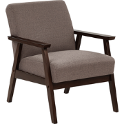 Beliani - Fauteuil-Bruin-Polyester