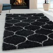 Tapijtenloods Opera Soft Shaggy Hoogpolig Vloerkleed Antraciet- 80x150...