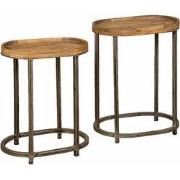 Tower living Set of 2 nesting tables