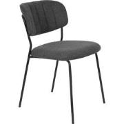 ANLI STYLE Chair Jolien Black/Dark Grey