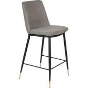 ANLI STYLE Counter Stool Lionel Light Grey