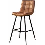 Tower living Navarra barstool - fabric T-cognac