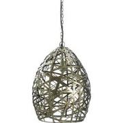 PTMD Syna Brass Iron Hanging Lamp Egg Shape L