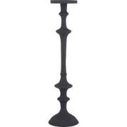 PTMD Yourney Black Casted Alu Candleholder Round High