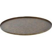 PTMD Cars Brass Antique Iron Tray Round M