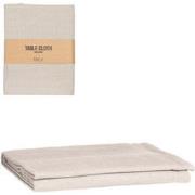 Mica Decorations Villia Tafelkleed - 250x140x0.01 cm - Katoen - Beige