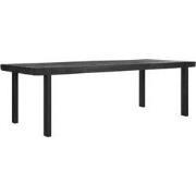 DTP Home Dining table Beam BLACK,78x250x100 cm, 8 cm recycled teakwood...