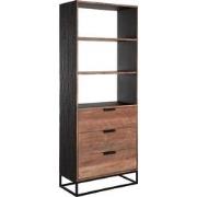 DTP Home Bookcase Cosmo, 3 drawers, 3 open racks,200x80x40 cm, recycle...