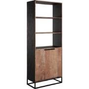 DTP Home Bookcase Cosmo, 2 doors, 3 open racks,200x80x40 cm, recycled ...