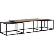 DTP Home Coffee table Cosmo rectangular, set of 3,35x110x60 cm / 32x70...