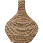 MUST Living Vase Onion large - 42xØ36 cm, banana bark with ceramic