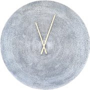 Benoa Louisville Brass Grey Round Clock 55 cm