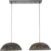 AnLi Style Hanglamp 2x dome waterhyacint