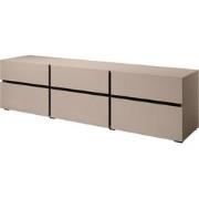 Meubella TV-Meubel Cainan - Beige - Zwart - 180 cm