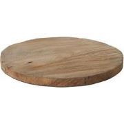 MUST Living Plate Display NATUREL,3xØ40 cm, teakwood naturel