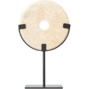 MUST Living Coin Onyx on a stand small,35xØ20 cm, onyx