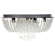 Beliani DORNAS - Hanglamp-Zilver-Kristal