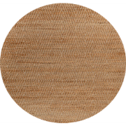 Nature Jute Tapijt - Geweven Rond Vloerkleed - Effen - Bohemian- 100 C...