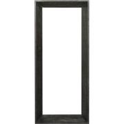 PTMD Kyro Black Acacia Wood Rectangle Mirror Small