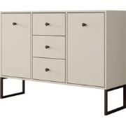 Meubella Dressoir Lyndall - Beige - 115 cm - Met deuren