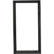 PTMD Kyro Black Acacia Wood Rectangle Mirror Large