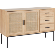 Beliani PASCO - Sideboard-Lichte houtkleur-Vezelplaat