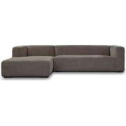 Tower living Glasgow 2,5-seater AR + Chaise Lounge L Grey