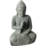 Benoa Buddha Mudra Beeld Green Stone 80cm 80cm