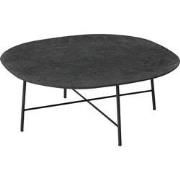 DTP Home Coffee table Soho semi-round 90 MORTEX,35xØ90 cm, mortex top