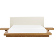 Beliani ZEN - Tweepersoonsbed-Lichte houtkleur-MDF