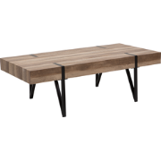 Beliani ADENA - Salontafel-Donkere houtkleur-MDF