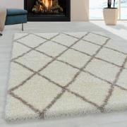 Tapijtenloods Harmony Soft Shaggy Hoogpolig Vloerkleed Creme- 80x250 C...