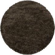 Tapijtenloods Pearl Soft Rond Hoogpolig Vloerkleed Bruin- 160 CM ROND