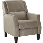 Beliani EGERSUND - TV-fauteuil-Beige-Fluweel