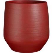 Mica Decorations Evora Bloempot - 40x40x39 cm - Donkerrood