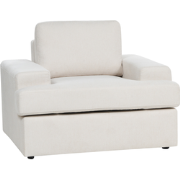 Beliani ALLA - Fauteuil-Beige-Polyester