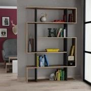 Boekenkast Mito Sonoma Eik Antraciet Melamine 110x161x25,5 cm