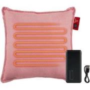 Feel Home - Verwarmend Kussen - Zacht Rose 45x45cm - met 10000mAh Powe...