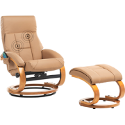 Beliani FORCE - TV-fauteuil-Beige-Kunstleer