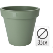 Bloempot ek rond 35cm groen