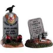 Crazy headstones, set of 2