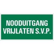 Pick veiligweg nooduitgang vrijlaten