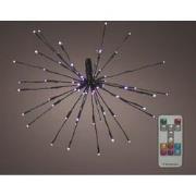 LED ster d70 cm zwart/colour changing kerstverlichting