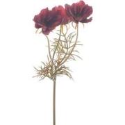 Kunstbloem cosmos burgundy, 28 cm