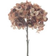 Kunstbloem autumn hydrangea brown, 46 cm