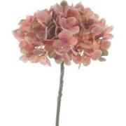 Kunstbloem autumn hydrangea pink, 46 cm